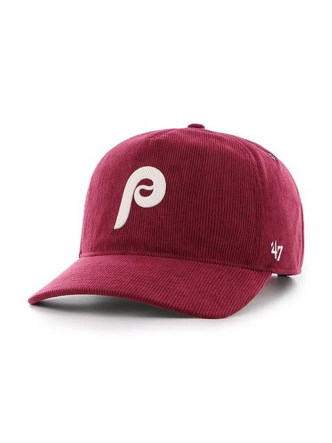 47 brand czapka z daszkiem MLB Philadelphia Phillies kolor czerwony z aplikacją B-TCDLC19IWP-CA - zdjęcie produktu nr 1