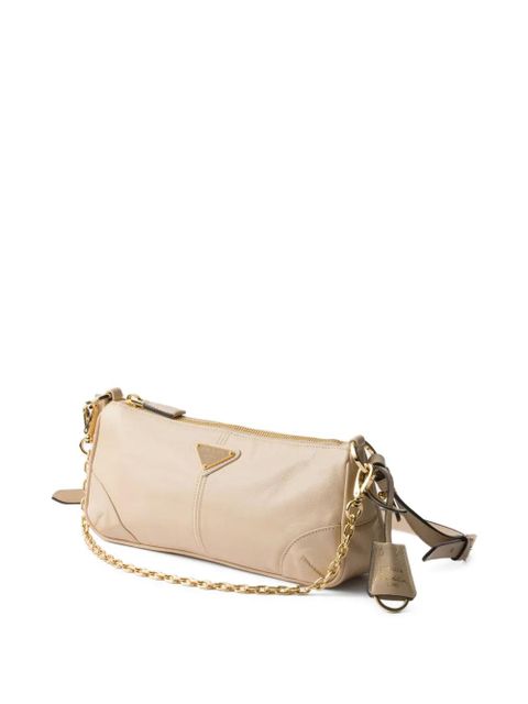 Prada medium Re-Edition shoulder bag - Neutrals