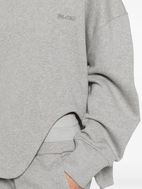 The Attico logo-detail sweatshirt - Grey