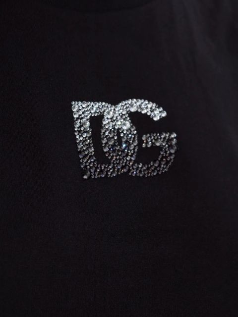 Dolce & Gabbana logo-appliqué T-shirt - Black