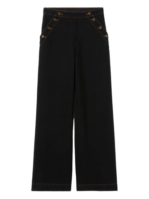 Claudie Pierlot button-fastening jeans - Black - zdjęcie produktu nr 1