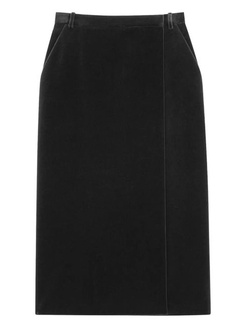 Saint Laurent velvet skirt - Black - zdjęcie produktu nr 1