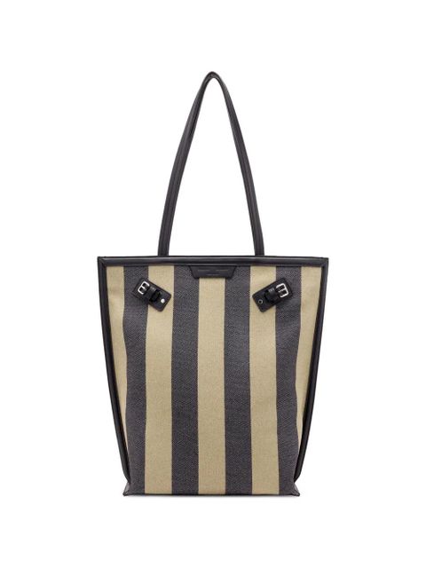 Proenza Schouler North South Days striped canvas tote bag - Green - zdjęcie produktu nr 1