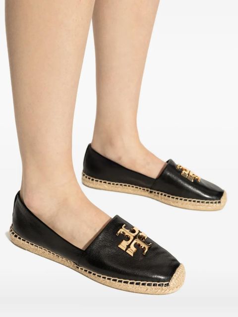 Tory Burch logo-embellished espadrilles - Black