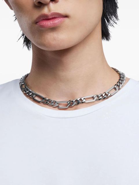 Diesel steel chain-link necklace - Grey