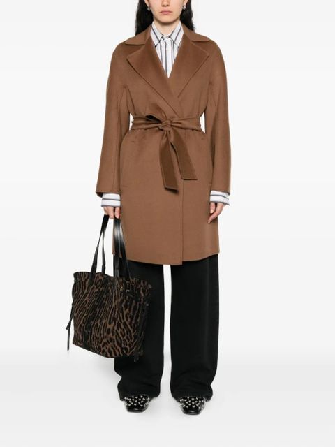 Max Mara belted single-breasted coat - Brown - zdjęcie produktu nr 2