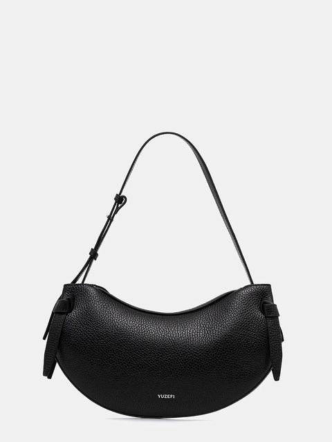 Yuzefi torebka skórzana FORTUNE COOKIE kolor czarny YUZCO-HB-FC-L034 - zdjęcie produktu nr 1