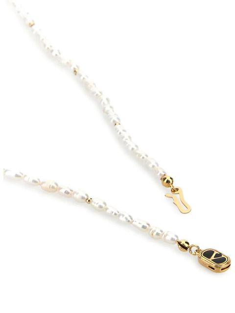 Valentino Garavani Ovalette Pearls necklace - White