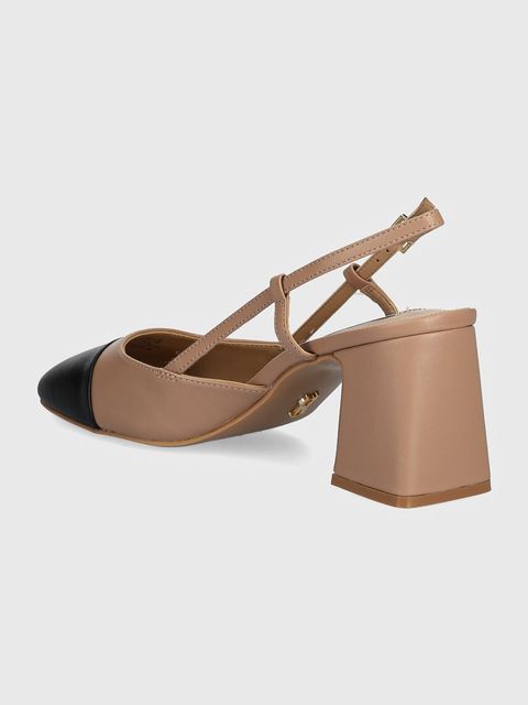 Steve Madden czółenka Zeina kolor beżowy na słupku SM11003126