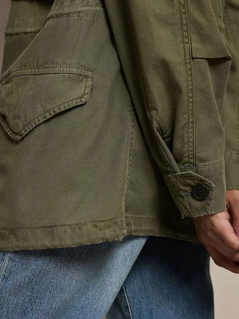 Polo Ralph Lauren kurtka bawełniana M51 FLD kolor zielony przejściowa 211941066 - zdjęcie produktu nr 2