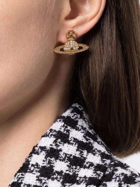 Vivienne Westwood Kika Orb-plaque earrings - Gold - zdjęcie produktu nr 2