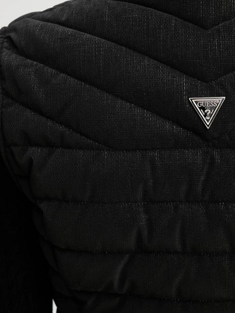 Guess bezrękawnik EMMANUELA kolor czarny przejściowy W5YL14 WHDQ0