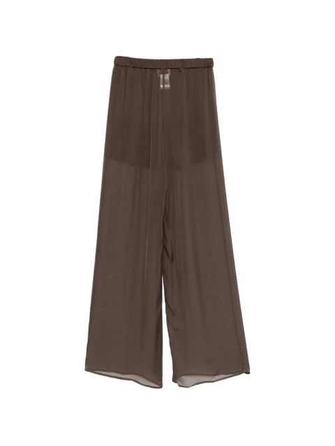 Alysi drawstring palazzo pants - Brown - zdjęcie produktu nr 2