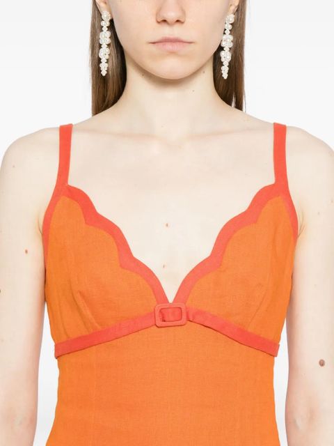 Reformation Sara dress - Orange