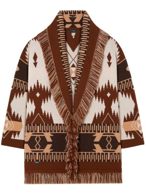Alanui Icon Jacquard cardigan - Brown - zdjęcie produktu nr 1