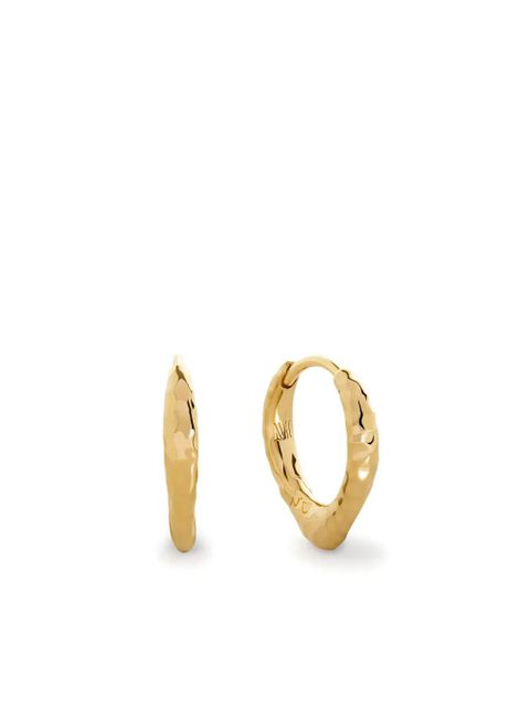 Monica Vinader Siren hoop earrings - Gold - zdjęcie produktu nr 1