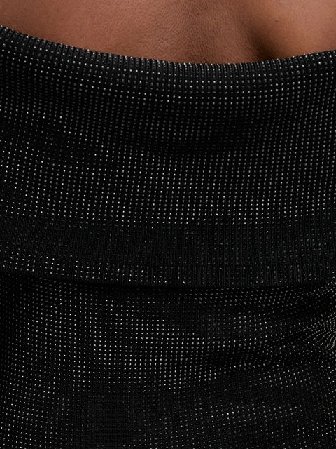 MICHAEL Michael Kors sukienka kolor czarny midi dopasowana MF5836B5ZV