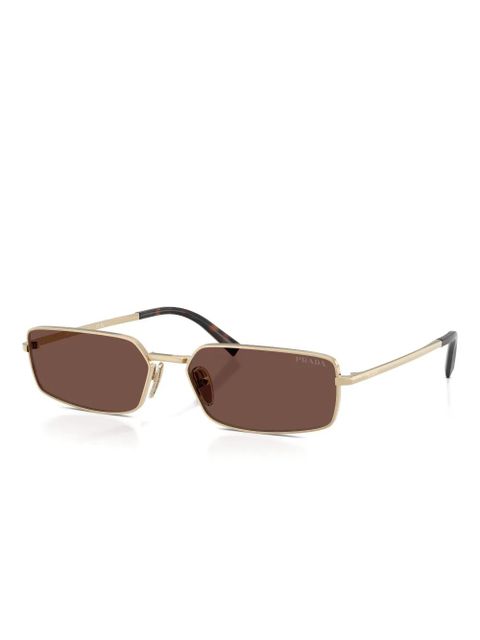 Prada Eyewear rectangular-frame sunglasses - Gold