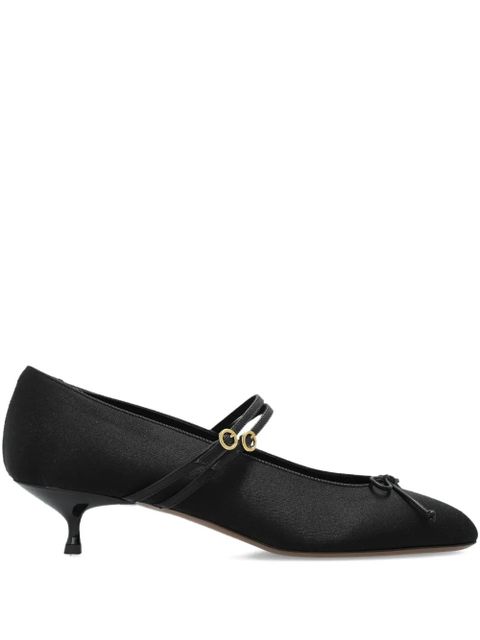 NEOUS 45mm Pha strap bow-detail pumps - Black - zdjęcie produktu nr 1