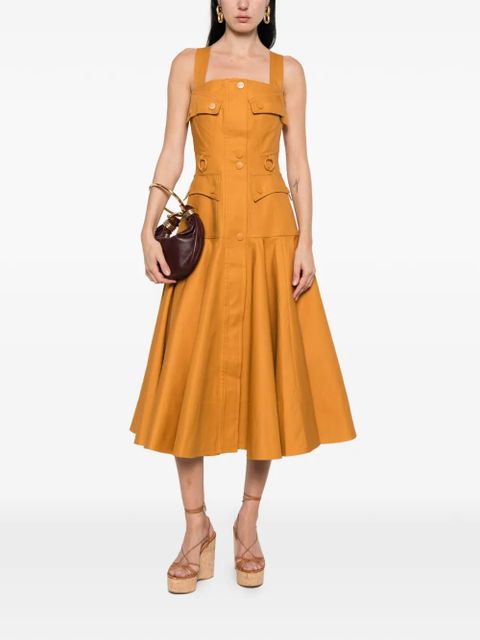 ZIMMERMANN pocket utility midi dress - Orange - zdjęcie produktu nr 2