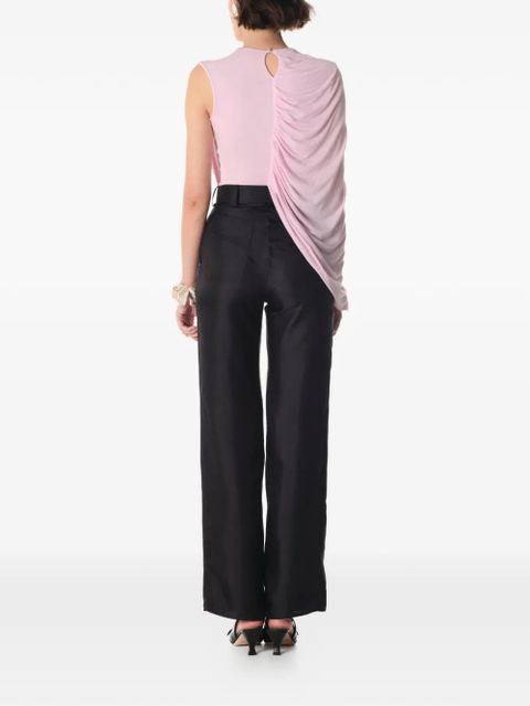MANURÍ Lillies draped blouse - Pink