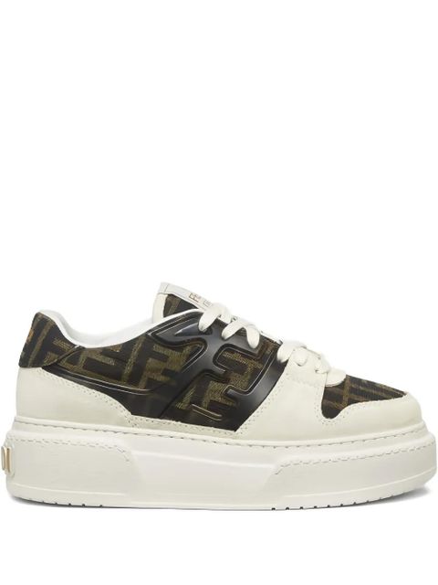 FENDI FF-logo sneakers - Neutrals - zdjęcie produktu nr 1