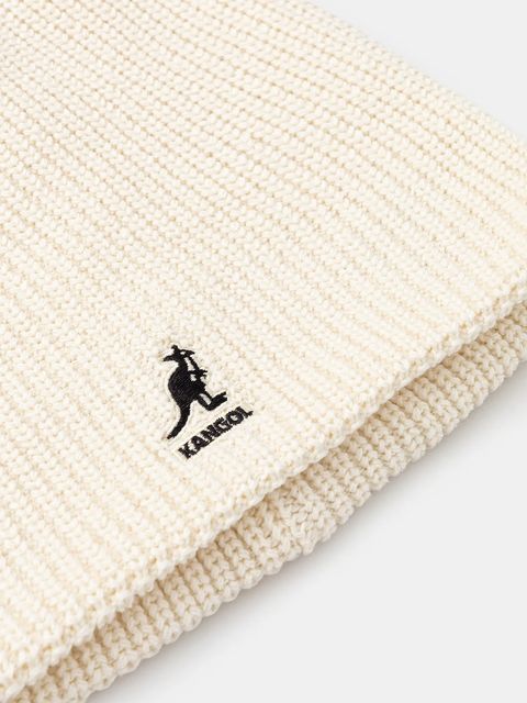 Kangol czapka POMPOM kolor beżowy K3454.NT159