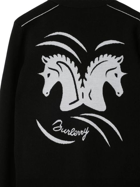 Burberry Mirrored Horse cardigan - Black