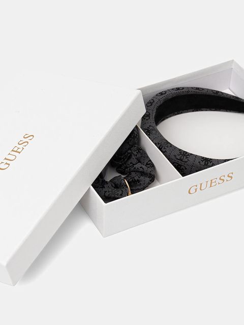 Guess opaska i gumka do włosów NOELLE 2-pack