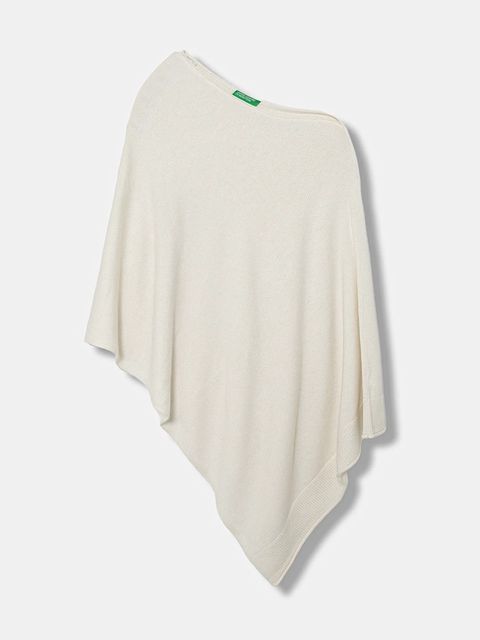 United Colors of Benetton poncho z domieszką wełny - zdjęcie produktu nr 2