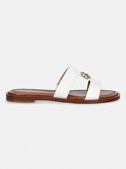 MICHAEL Michael Kors klapki damskie skórzane Erin Flat Sandal - zdjęcie produktu nr 1