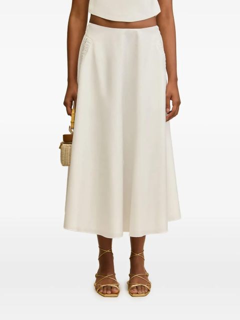 Cult Gaia Ely A-line midi skirt - White - zdjęcie produktu nr 1