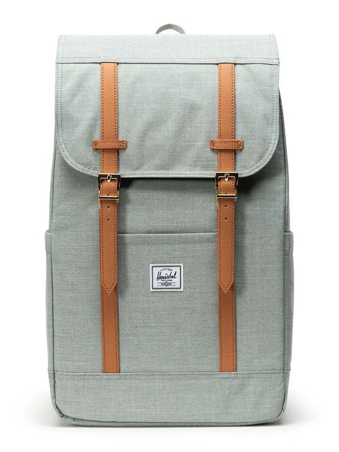 Herschel plecak kolor zielony duży gładki 11397-06569-OS - zdjęcie produktu nr 1