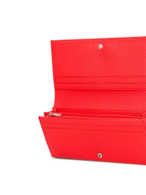 Longchamp Le Roseau snap-fastening wallet - Red