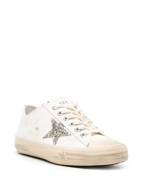 Golden Goose V-Star 2 distressed sneakers - White - zdjęcie produktu nr 2