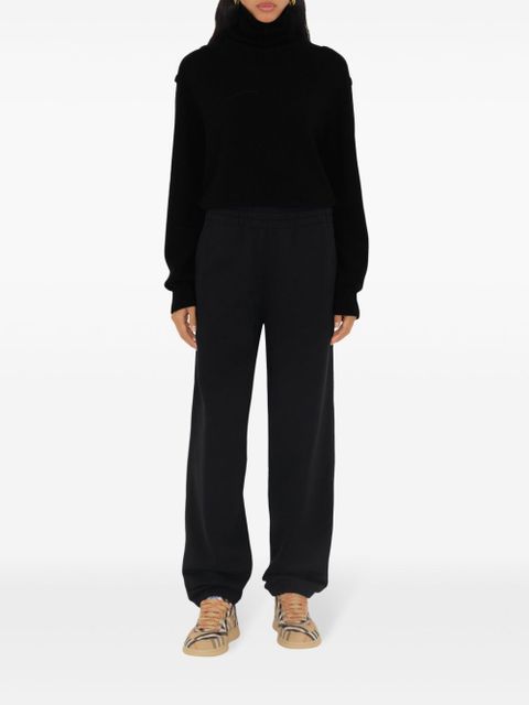 Burberry Check Label track pants - Black - zdjęcie produktu nr 2