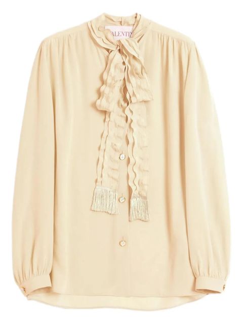 Valentino Garavani crepe de chine shirt - Neutrals