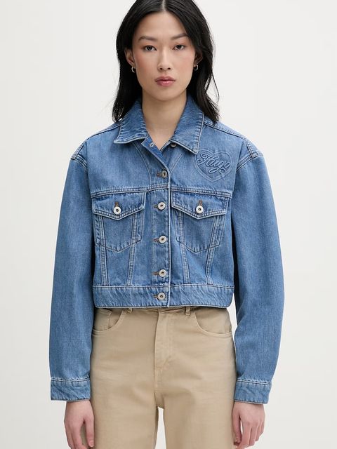 HUGO Blue kurtka jeansowa damska - zdjęcie produktu nr 1