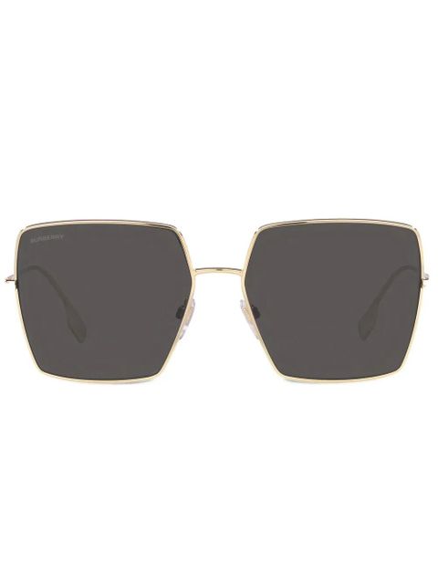 Burberry Eyewear Daphne check-detail sunglasses - Gold - zdjęcie produktu nr 1