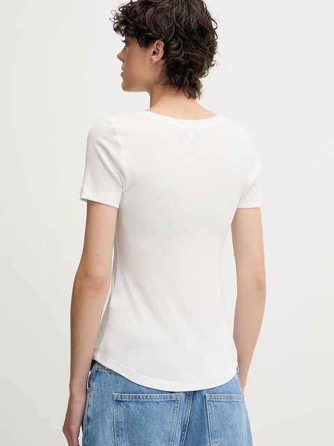 Tommy Jeans t-shirt damski kolor biały DW0DW20916 - zdjęcie produktu nr 2