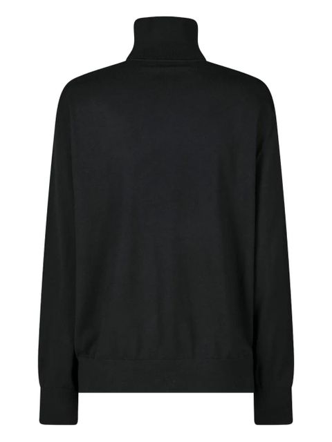 DRIES VAN NOTEN wool turtleneck sweater - Black - zdjęcie produktu nr 2