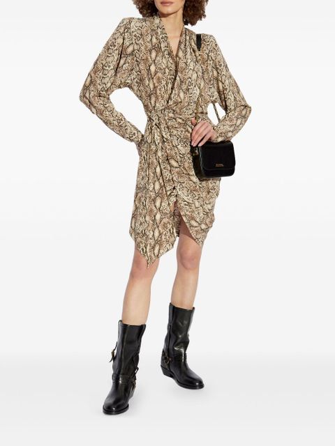 ISABEL MARANT Cleora midi dress - Neutrals