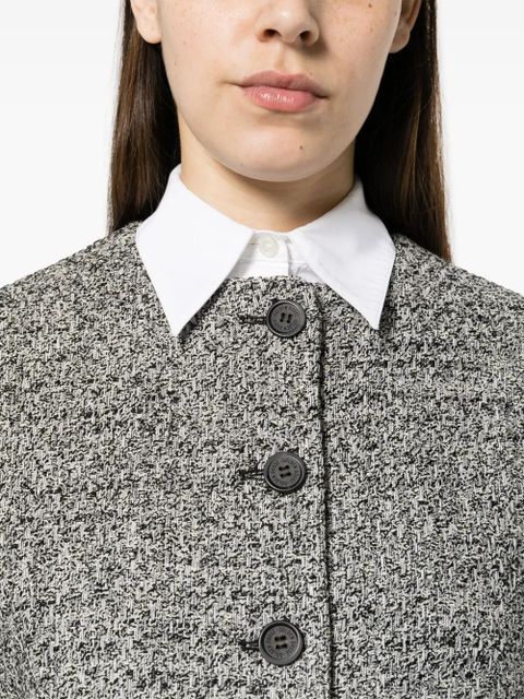 Golden Goose bouclé cropped jacket - Black - zdjęcie produktu nr 2