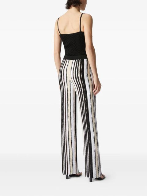 Missoni striped trousers - Black