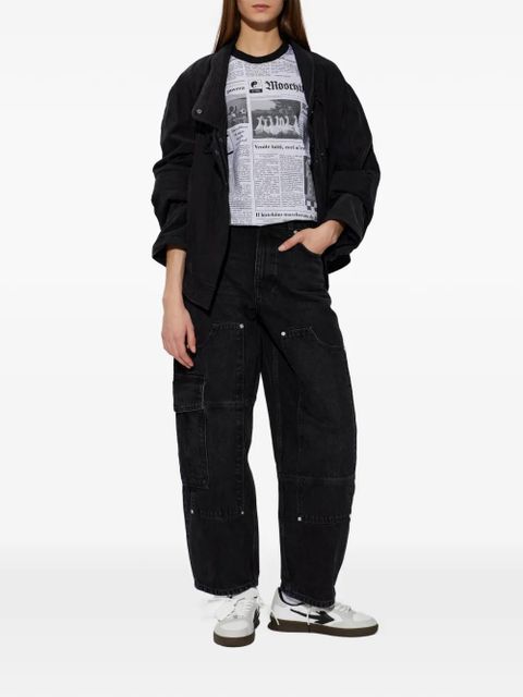 Moschino printed round-neck T-shirt - White - zdjęcie produktu nr 2