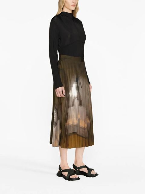 Jil Sander round-neck long-sleeve top - Black