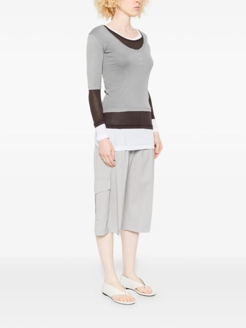 Gimaguas Gemma layered mini dress - Grey
