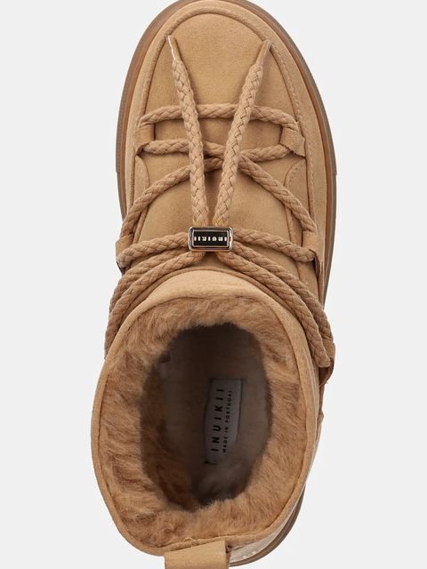 Inuikii śniegowce zamszowe Classic Low kolor beżowy 1001.001.0092.251