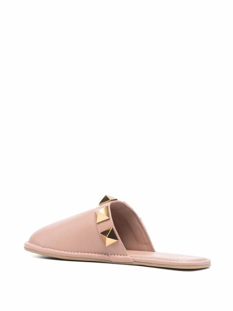 Valentino Garavani Rockstud flat mules - Pink - zdjęcie produktu nr 2