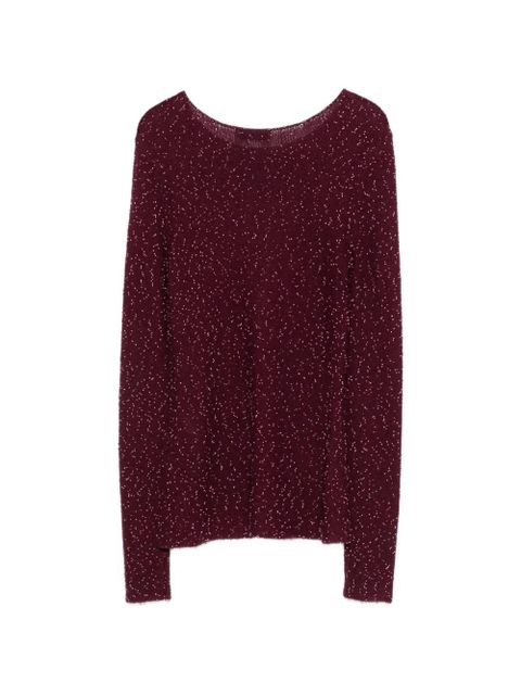 Gabriela Hearst knitted shimmer top - Red - zdjęcie produktu nr 2
